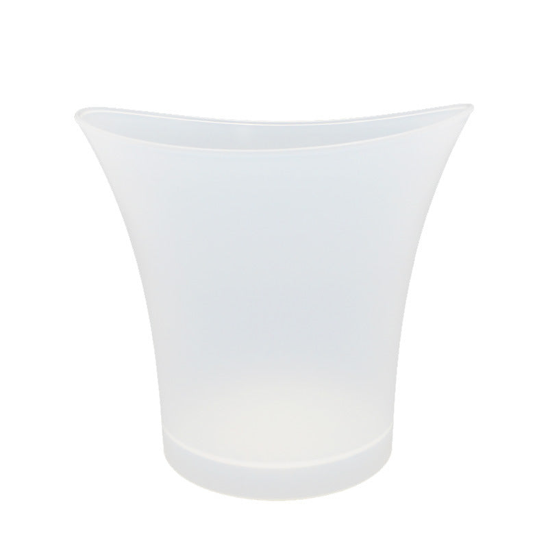 Special luminous ice bucket for bar KTV, waterproof frosted plastic bucket, colorful drop resistant LED ice bucket