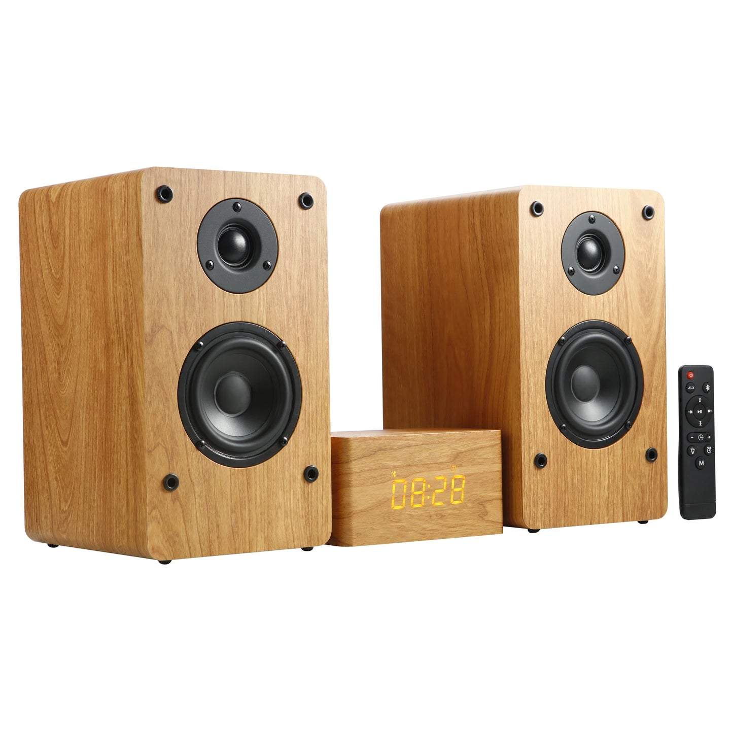 Wooden 200W 6.5 Inch Two-Way Bluetooth High Power Surround Sound