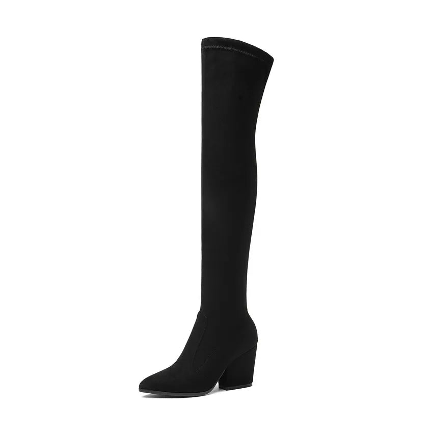 Women Over the Knee High Boots with Heels