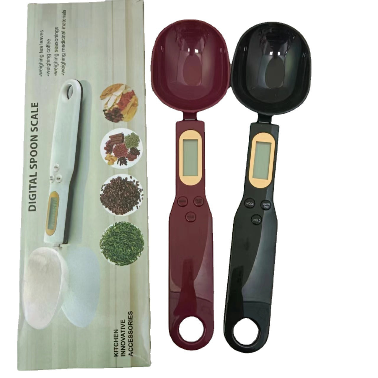 Electronic spoon scale small kitchen electronic scale portable handheld scale coffee scale high precision kitchen scale medicine scale