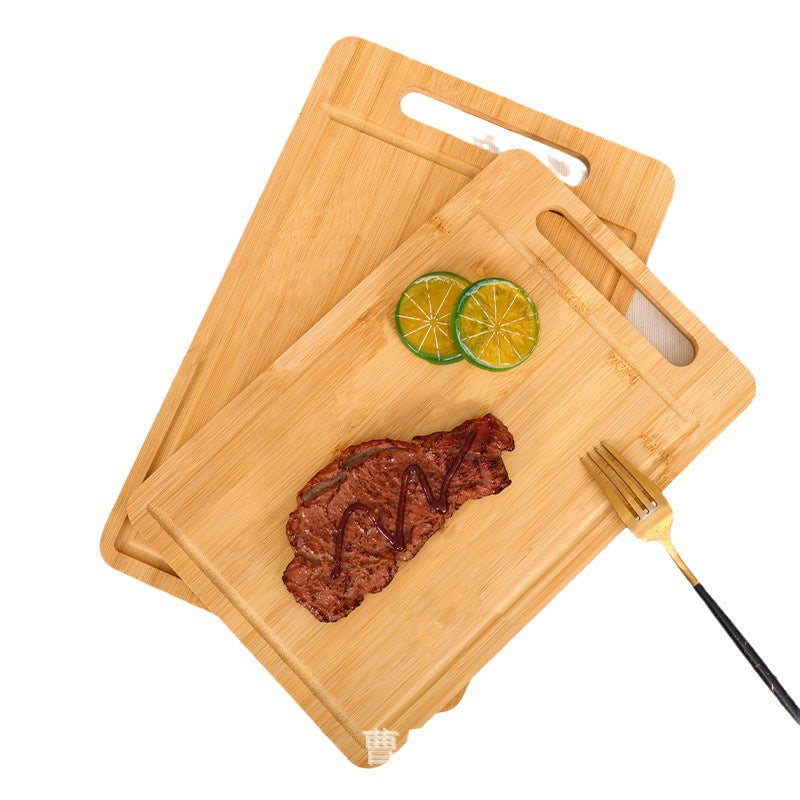 Cross-border bamboo cutting board square cutting board kitchen cutting board wooden bread board fruit board household cutting board cutting board