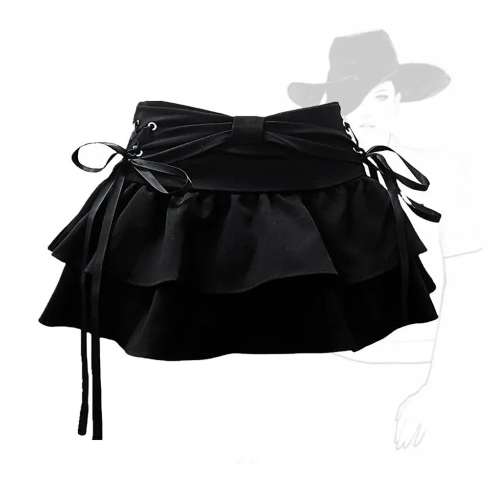 Women's Sexy Summer A-Line Gothic Mini Denim Skirts