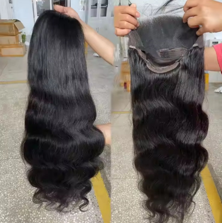 Human Hair Wave Lace Front Wig (Glueless)