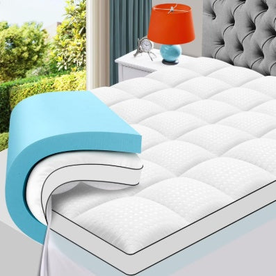 Double Layer Memory Foam Mattress Topper