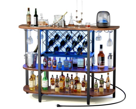 LED Home Bar Cabinet And Storage