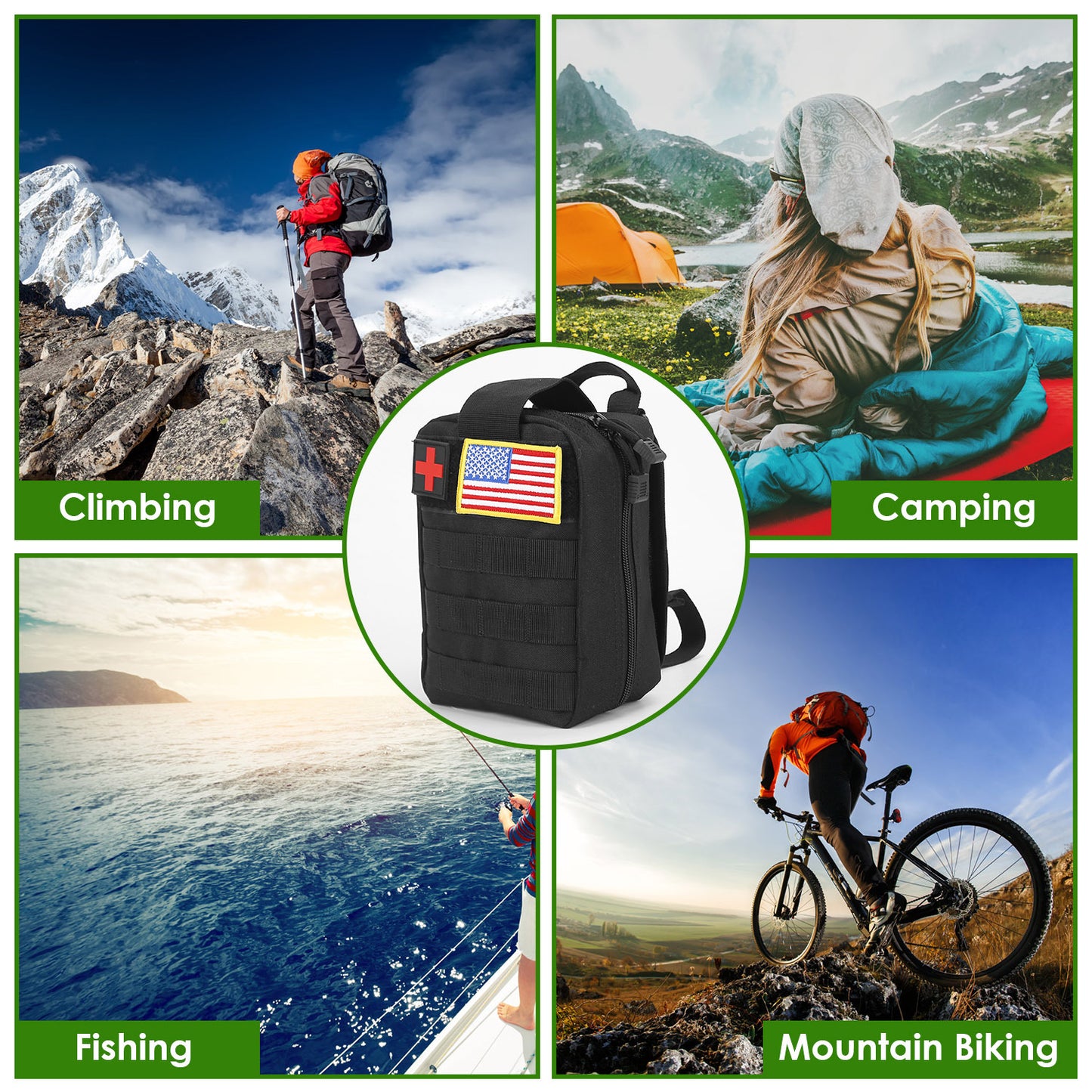 47Pcs Emergency Survival Kit