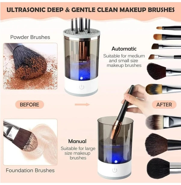 Automatic Electric Makeup Brush Cleaning Machine Fast Clean Dryer