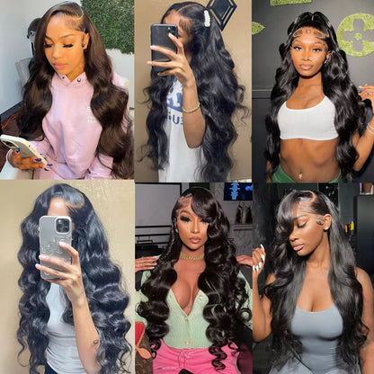 6x4 Density Virgin Human Hair Lace Front Wig