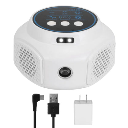 360° Ultrasonic Mice Repellent Indoor Rodent Repeller Rat Squirrel Rodent Chaser With 3 Modes 2 Strobe Lights For Kitchen Warehouse