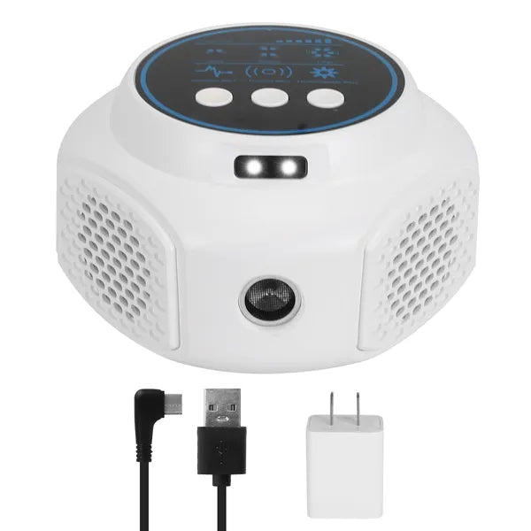 360° Ultrasonic Mice Repellent Indoor Rodent Repeller Rat Squirrel Rodent Chaser With 3 Modes 2 Strobe Lights For Kitchen Warehouse