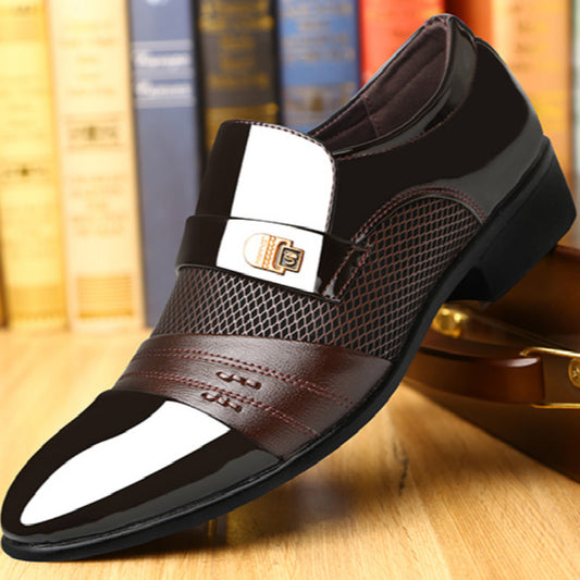 2020 spring new products men's lazy shoes large size men's shoes business formal wear casual men's shoes trendy shoes leather shoes cross-border