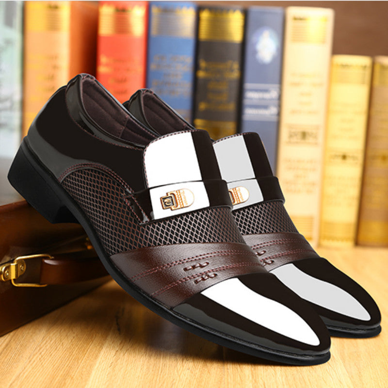 2020 spring new products men's lazy shoes large size men's shoes business formal wear casual men's shoes trendy shoes leather shoes cross-border