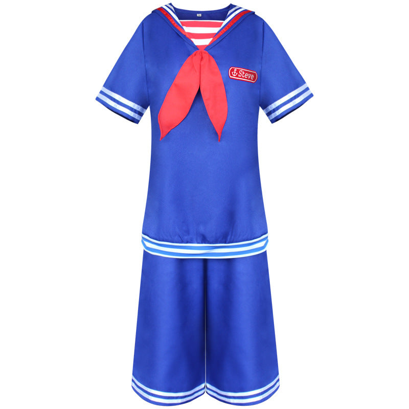 Stranger Things 3 Stranger Things ice cream clerk navy suit cosplay costume spot