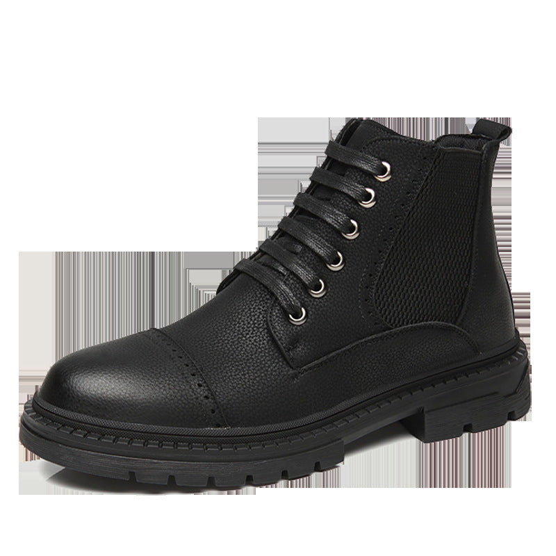 Large size cross-border pointed Chelsea boots British sets of leather boots business men's boots one generation model S08-A