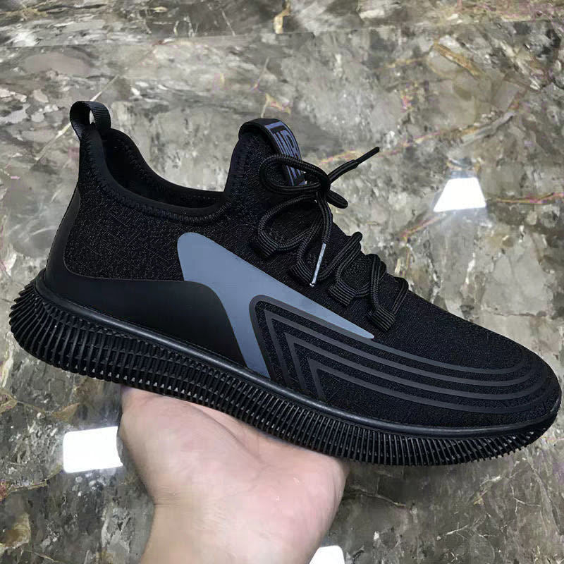 Men's Shoes Spring 2022 New Sports Shoes Men's Trend Casual All-match Breathable Junior High School Students Running Men's Shoes
