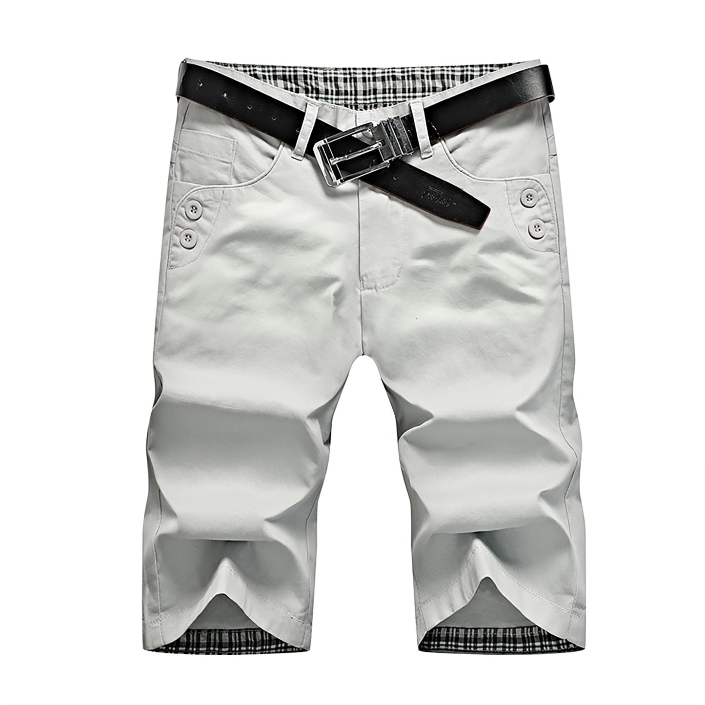 Summer cotton men's pants youth five-point pants straight pants men's casual pants outdoor beach shorts 1819