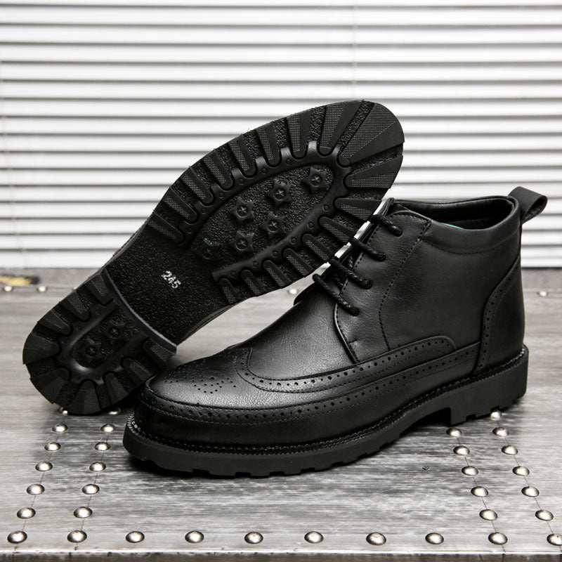 Large size cross-border pointed Chelsea boots British sets of leather boots business men's boots one generation model S08-A