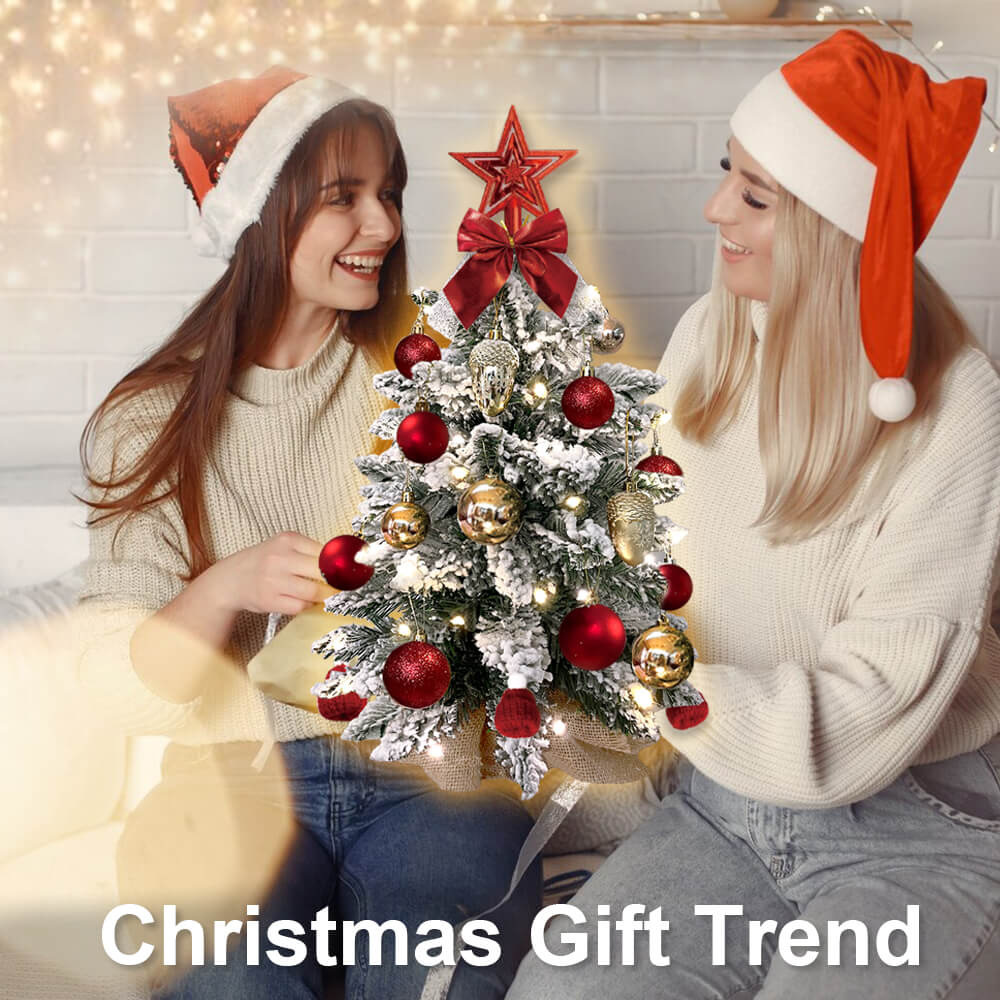 Artificial 2ft Mini Christmas Tree With Lights