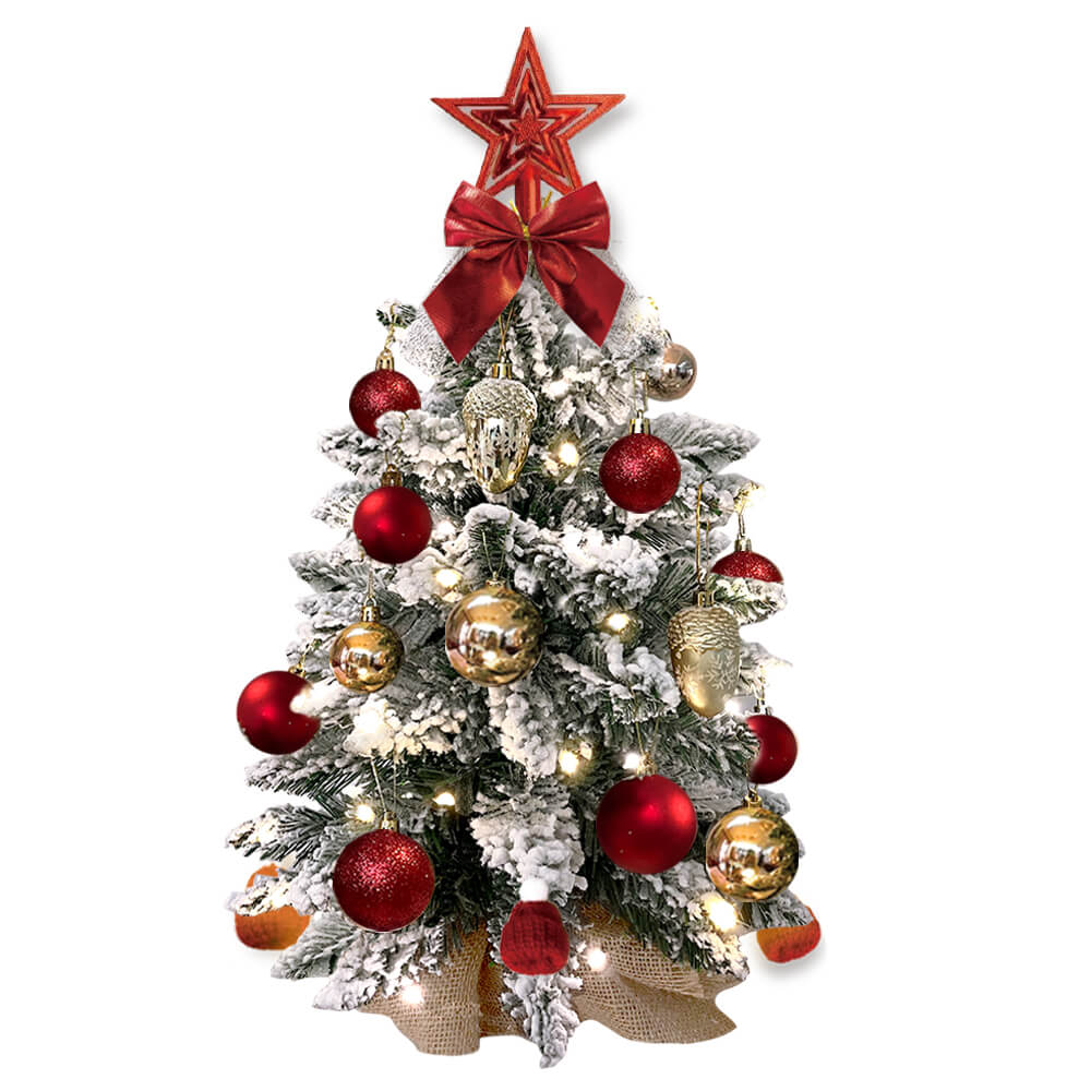 Artificial 2ft Mini Christmas Tree With Lights