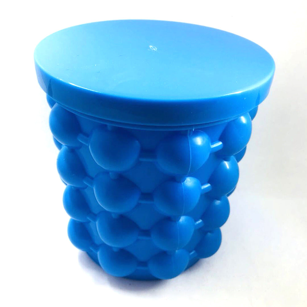 Large blue silicone ice bucket ice maker ice tray ice storage ice cup outdoor incubator ice tube