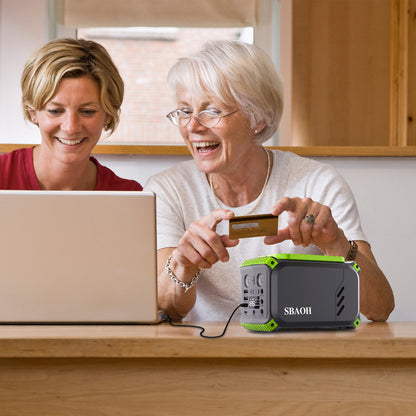 110V Camping Power Station 200 W Solar Generator