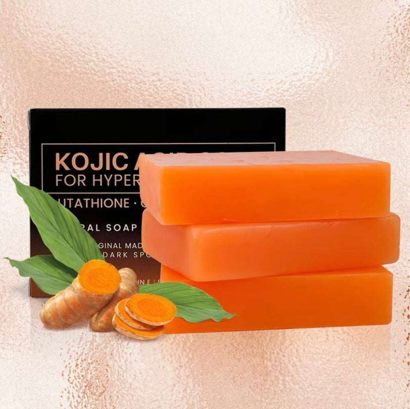 Organic Turmeric Soap Bar For Face With Kojic Acid