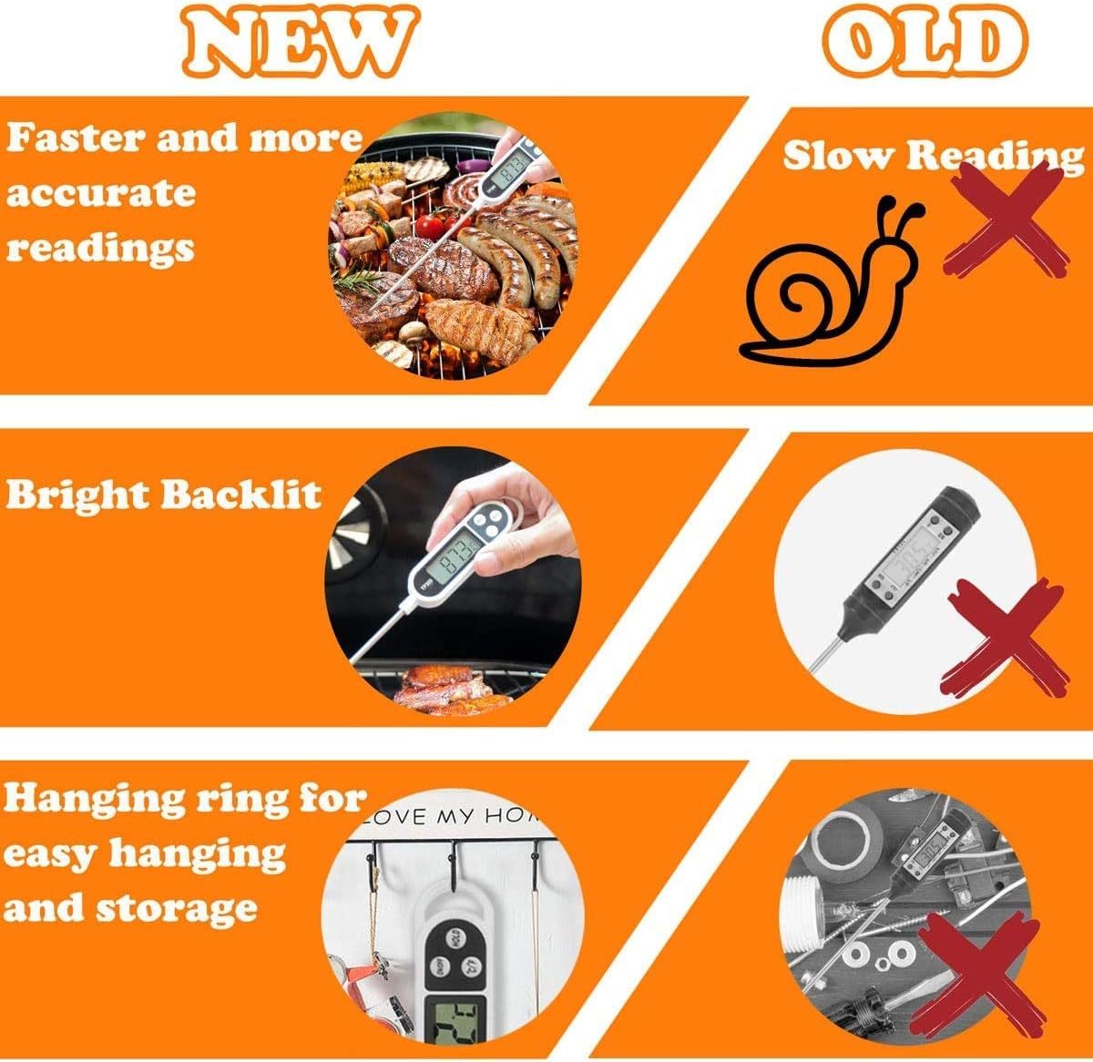 Grilljoy 24PCS BBQ Grill Tools Set With Meat Thermometer And Injector - Extra Thick Stainless Steel Fork, Spatula& Tongs - Complete BBQ Accessories In Aluminum Case - Perfect Grill Gifts For Men