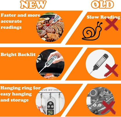 24PCS BBQ Grill Tools Set With Meat Thermometer And Injector