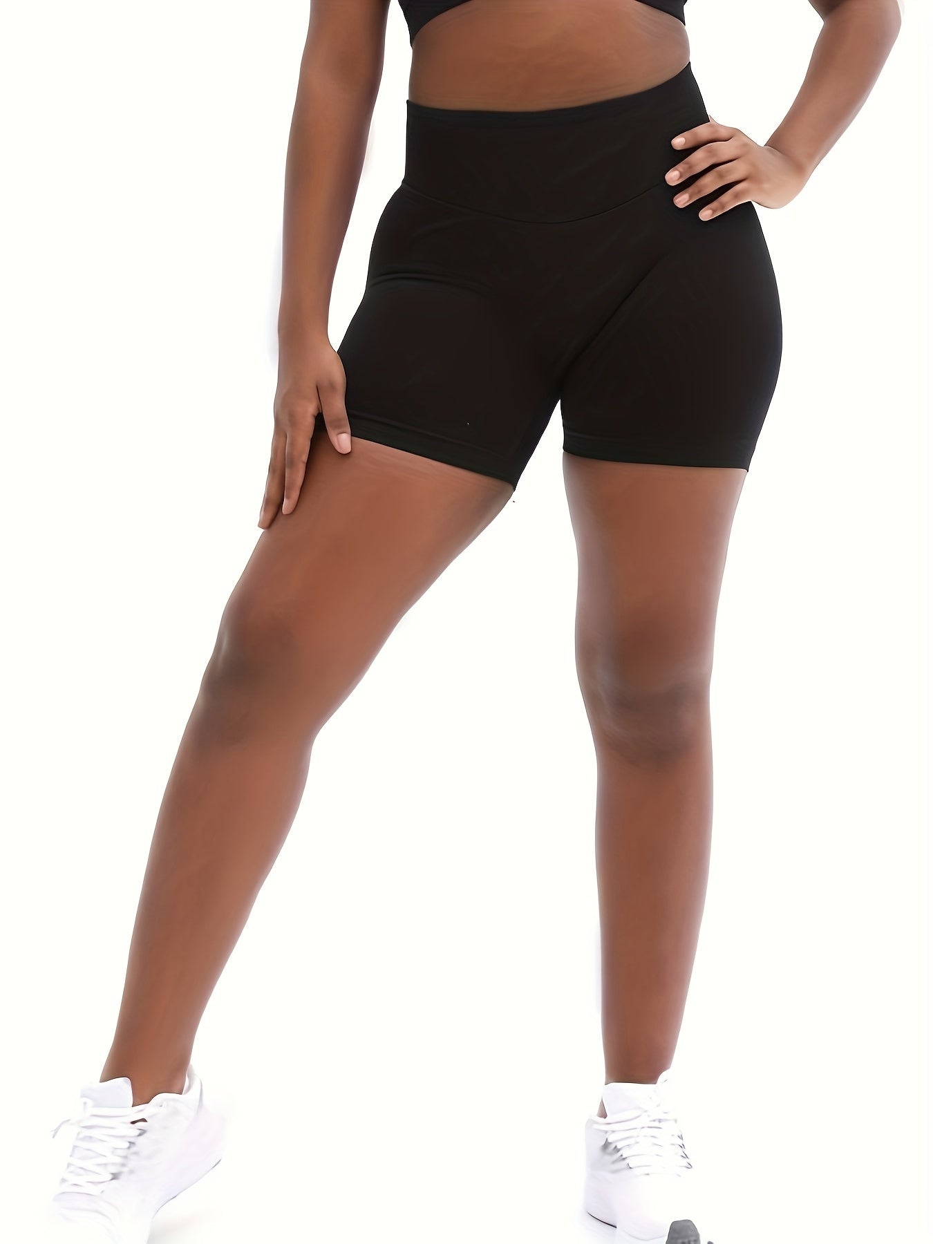 3pcs-Seamless Workout Shorts Triple Set - No-Ride Hem