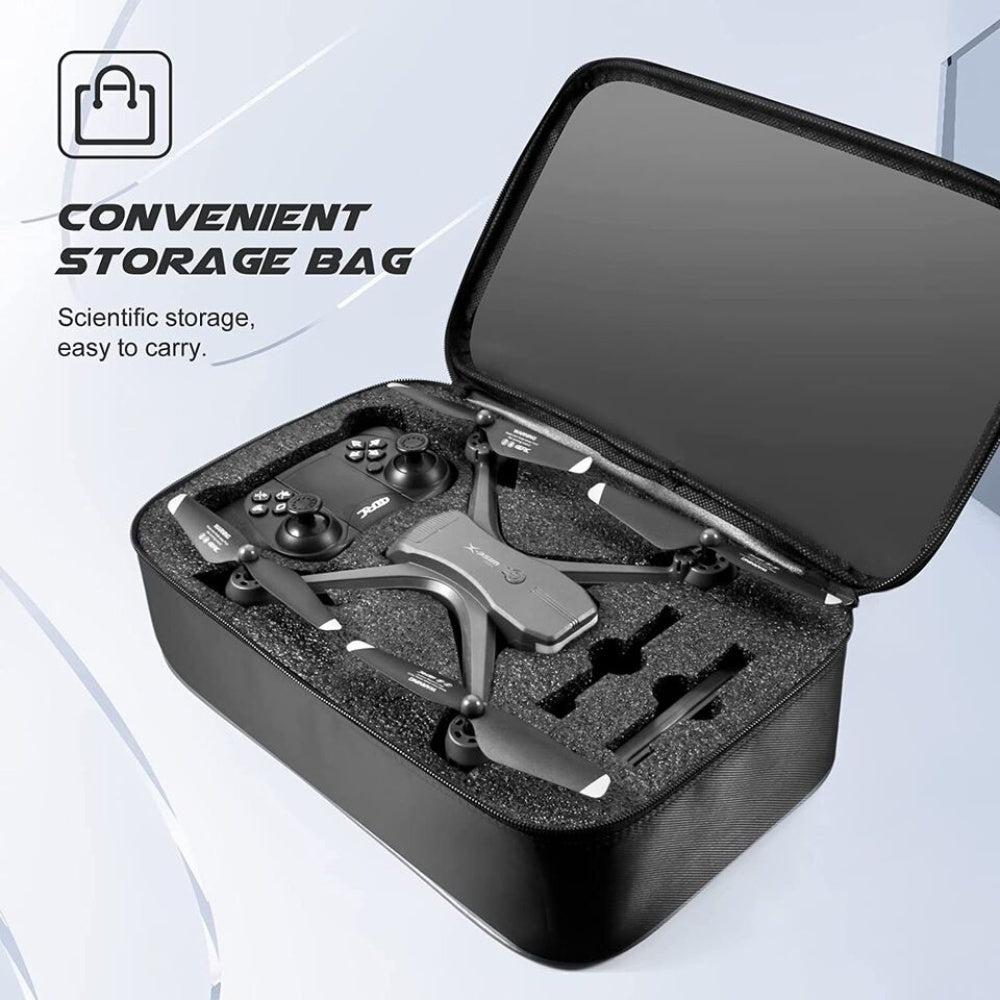 6K HD Dual Camera Wifi FPV Portable RC Quadcopter Drone