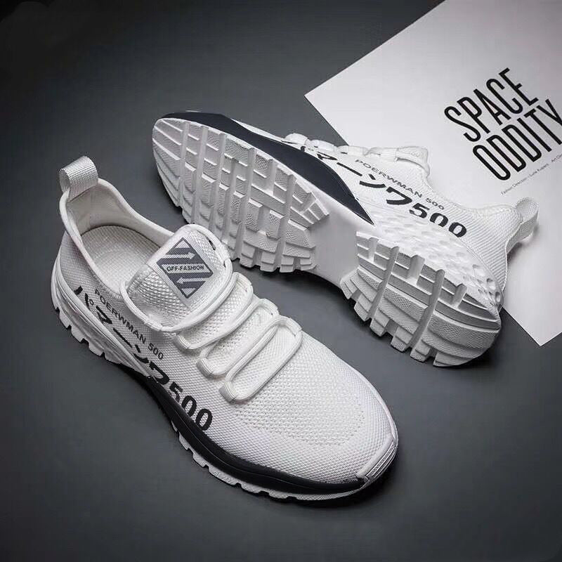 Men's Shoes Spring 2022 New Sports Shoes Men's Trend Casual All-match Breathable Junior High School Students Running Men's Shoes