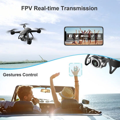 6K HD Dual Camera Wifi FPV Portable RC Quadcopter Drone