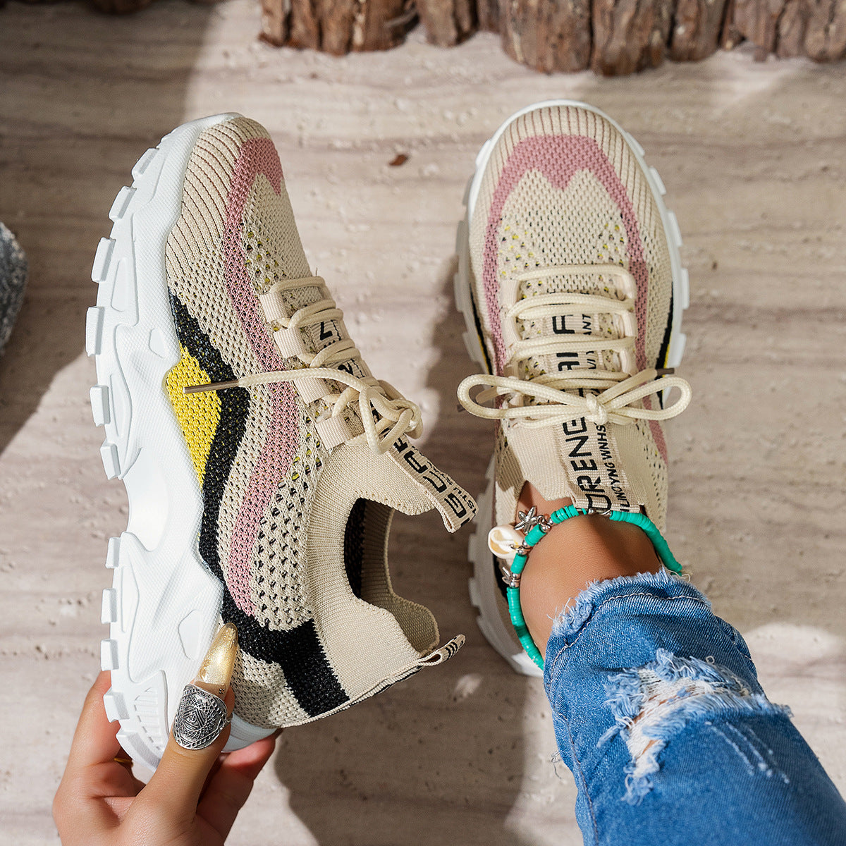 Women's Lightweight Flexible Sports Sneakers