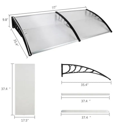 Outdoor Front Door Window Awning