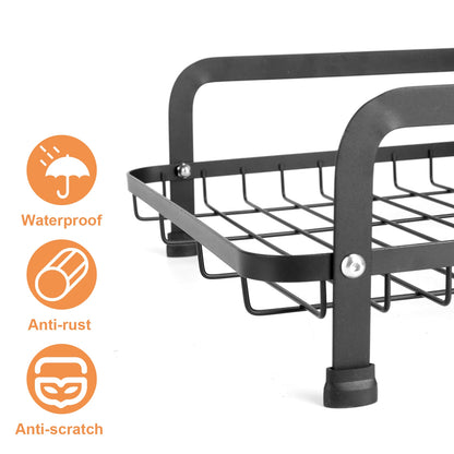 2-Tier Dish Drying Rack With Detachable Drainboard