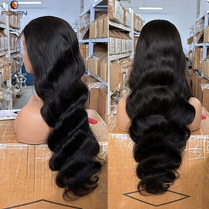 Human Hair Wave Lace Front Wig (Glueless)