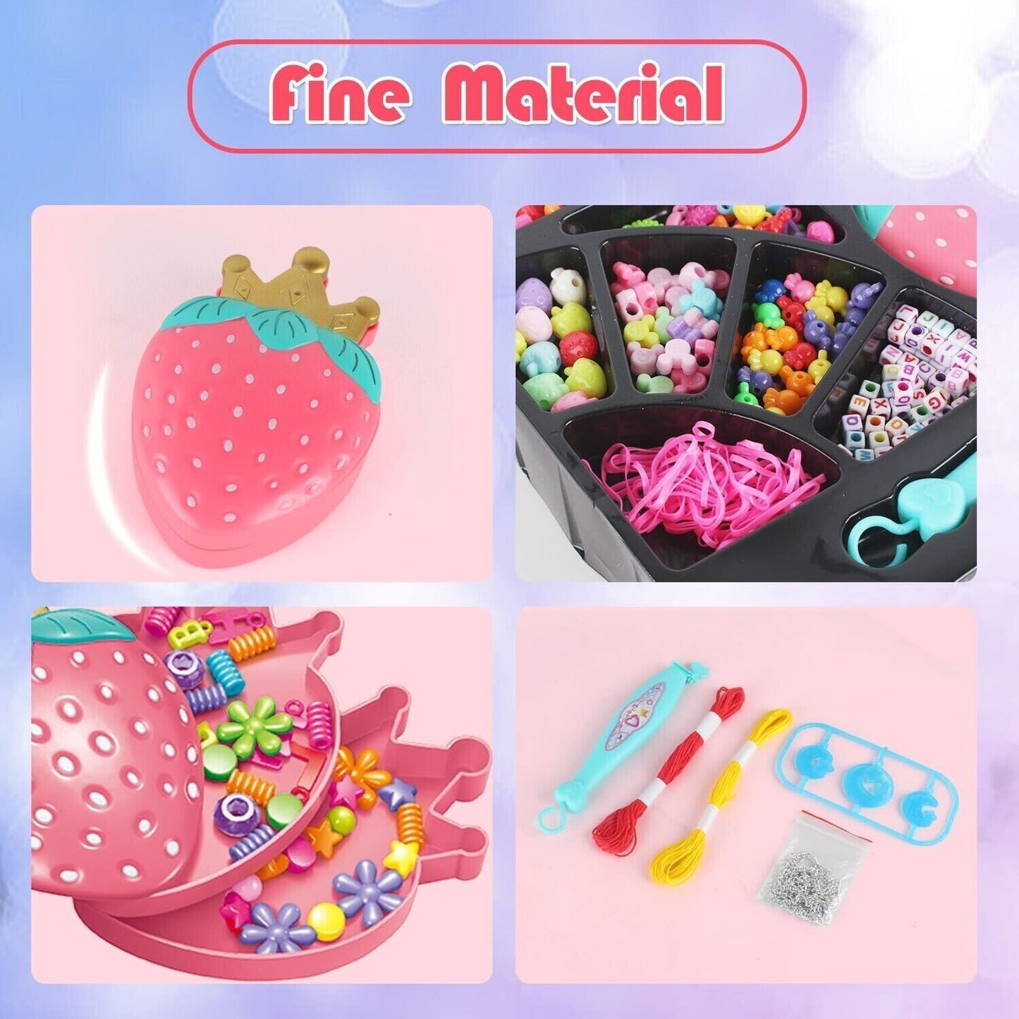 DIY Craft Kit, Jewelry Design, Necklace, Bead Toy