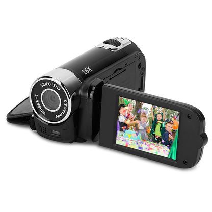 1Pc HD 1080P Digital Video Camcorder 2.7in 16X Zoom DV Camera 270 Degree Rotation