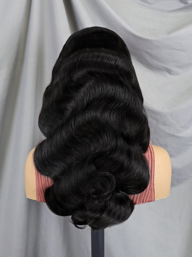 6x4 Density Virgin Human Hair Lace Front Wig