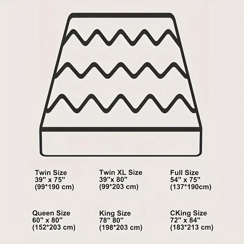 Mattress With Checkered Three-dimensional Edges