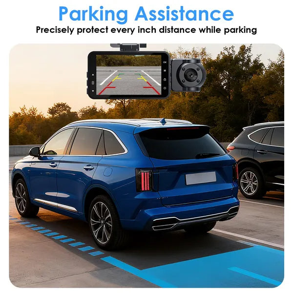 3 Channel Car Dash Cam With 32G MMC Card