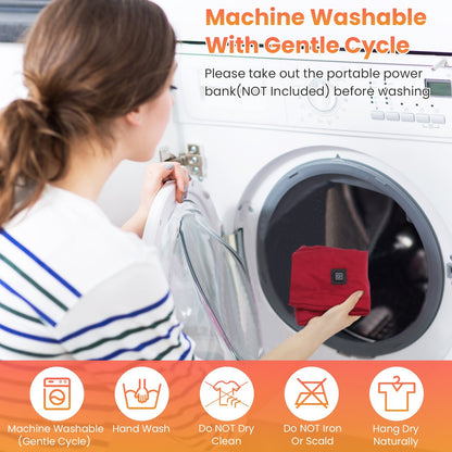 1Pc Electric Heated Winter Scarf USB Heating Neck Wrap Unisex