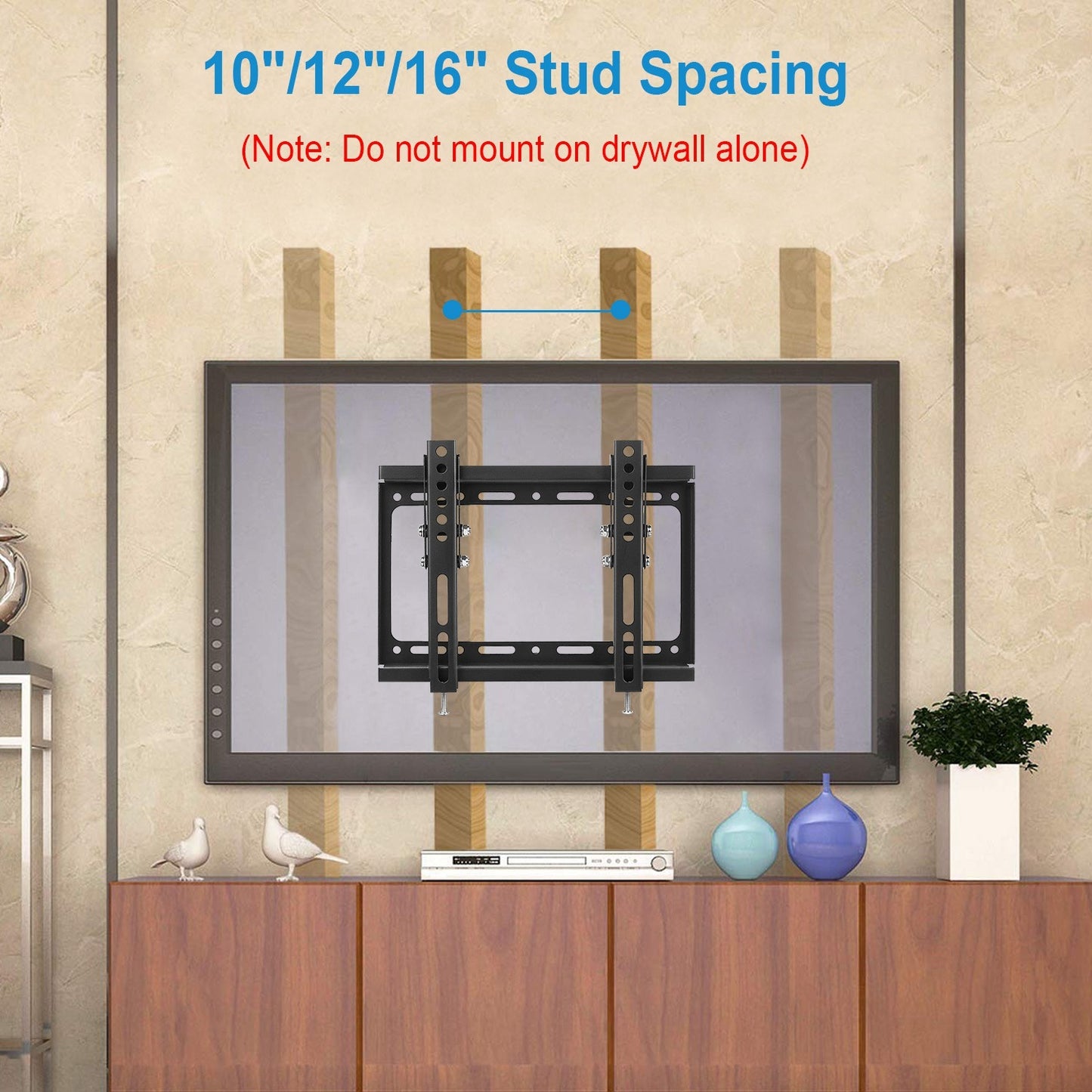 TV Wall Mount Bracket Tilt For 13in-42in LED LCD PLASMA Flat TV VESA 200x200mm