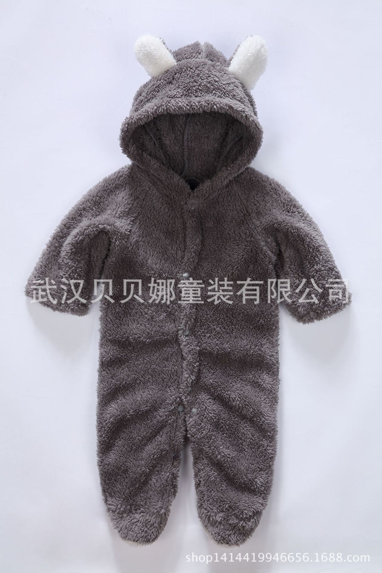 Korean version of foreign trade explosion models children's styling not down velvet romper animal jumpsuit romper factory special sale