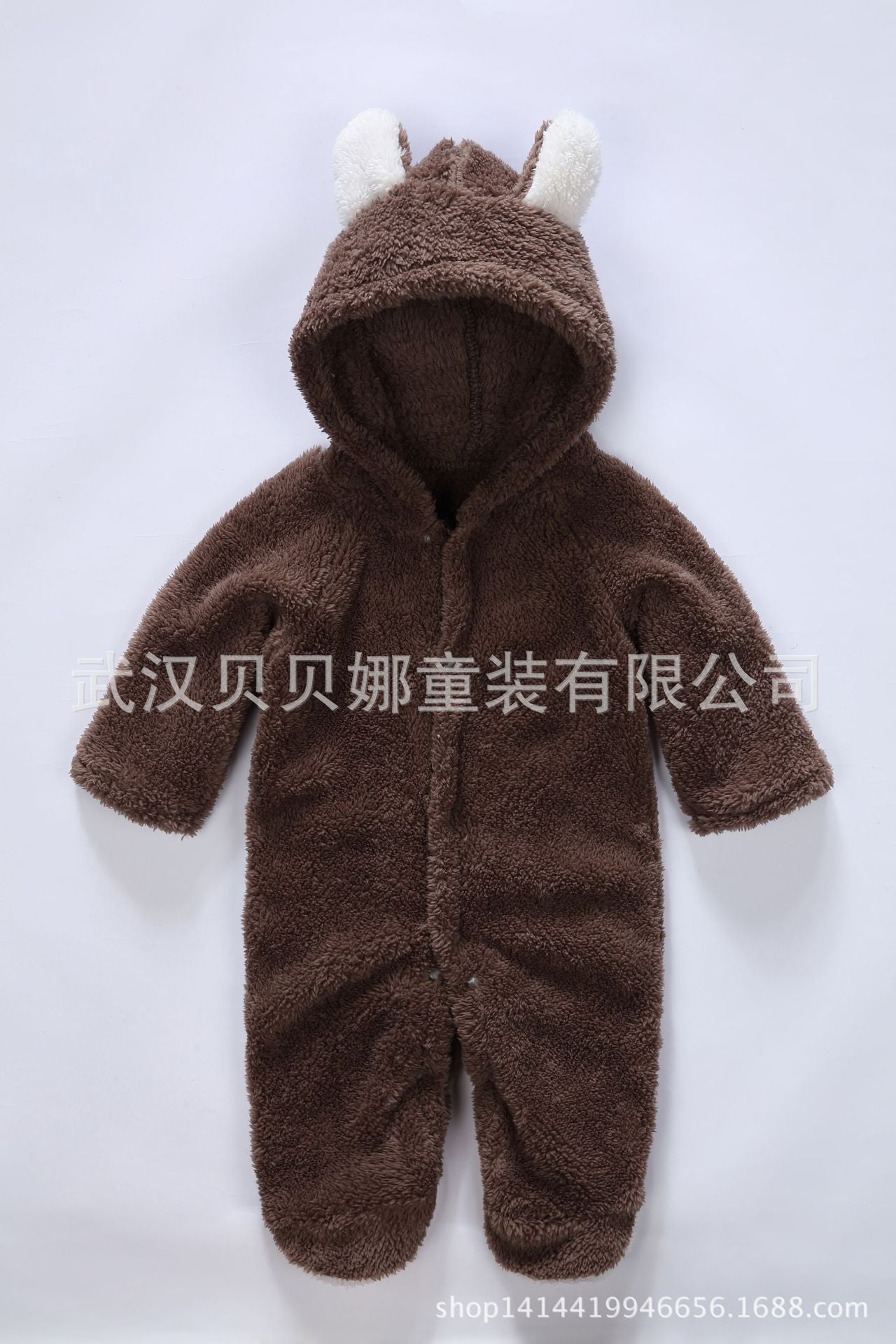 Korean version of foreign trade explosion models children's styling not down velvet romper animal jumpsuit romper factory special sale
