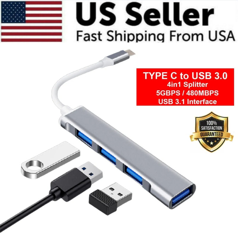 Multiport USB-C Hub 4K HDMI Adapter