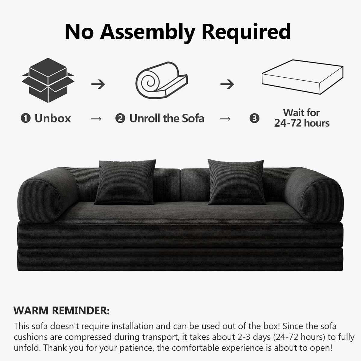 4-in-1 Convertible Sofa Bed