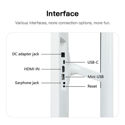 24 Inch Touch Screen Smart TV Android OS 128GB Rotation Monitor Built-in Battery With 13MP Camera