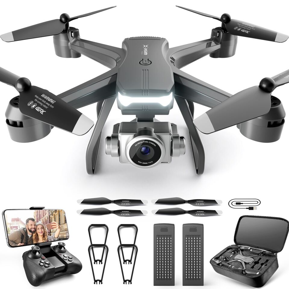 6K HD Dual Camera Wifi FPV Portable RC Quadcopter Drone