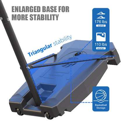 Basketball Stand 5.25-8.53 Ft Adjustable Portable